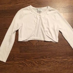 Girls White sweater